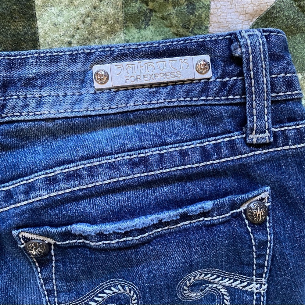 ReRock for Express Skinny Jeans Size 4‎ Lowrise Stretch Casual Preppy - Picture 9 of 14